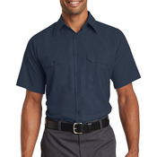 Short Sleeve Solid Ripstop Shirt